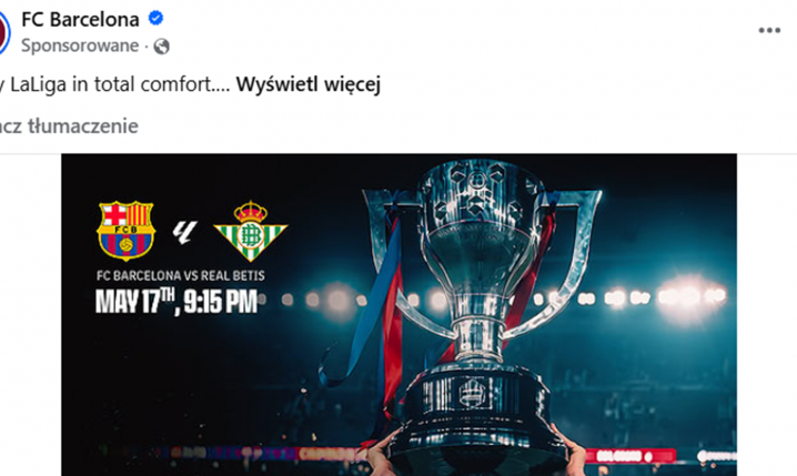 Taką grafiką Barca promuje OSTATNI MECZ na Camp Nou w tym sezonie!